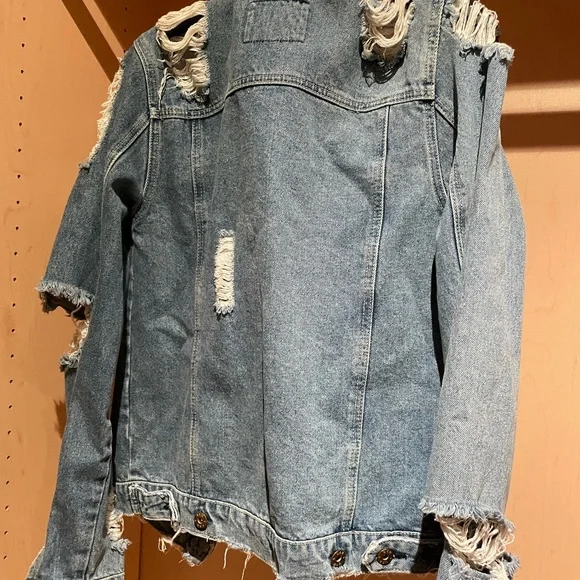 Carmar Ripped Denim Jacket - Picture 2 of 3